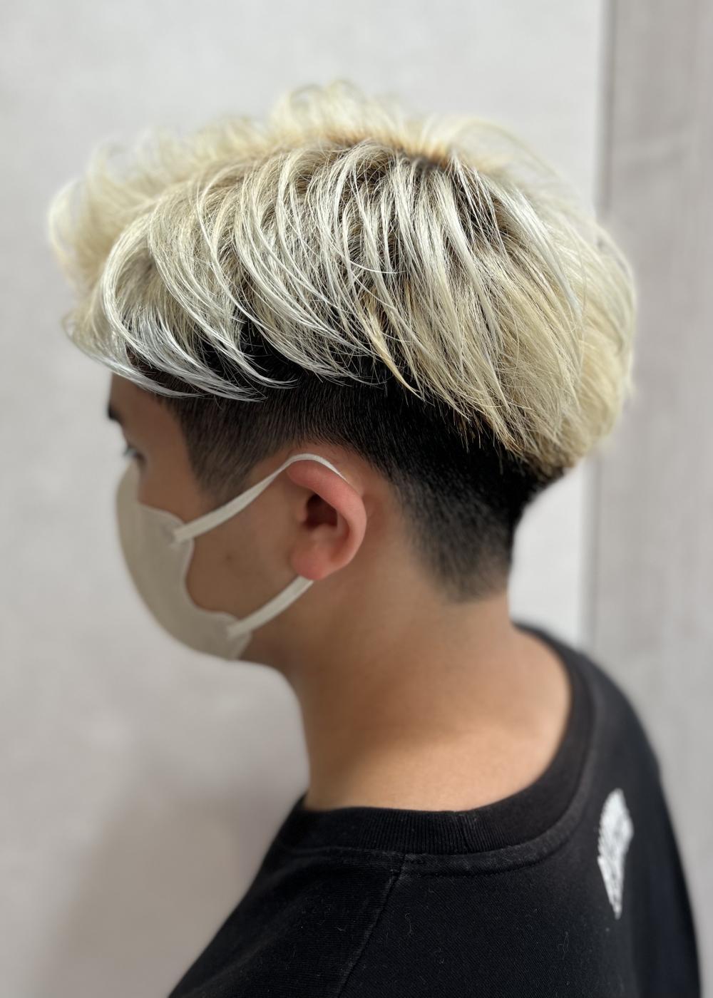 ハイトーン×骨格修正カット