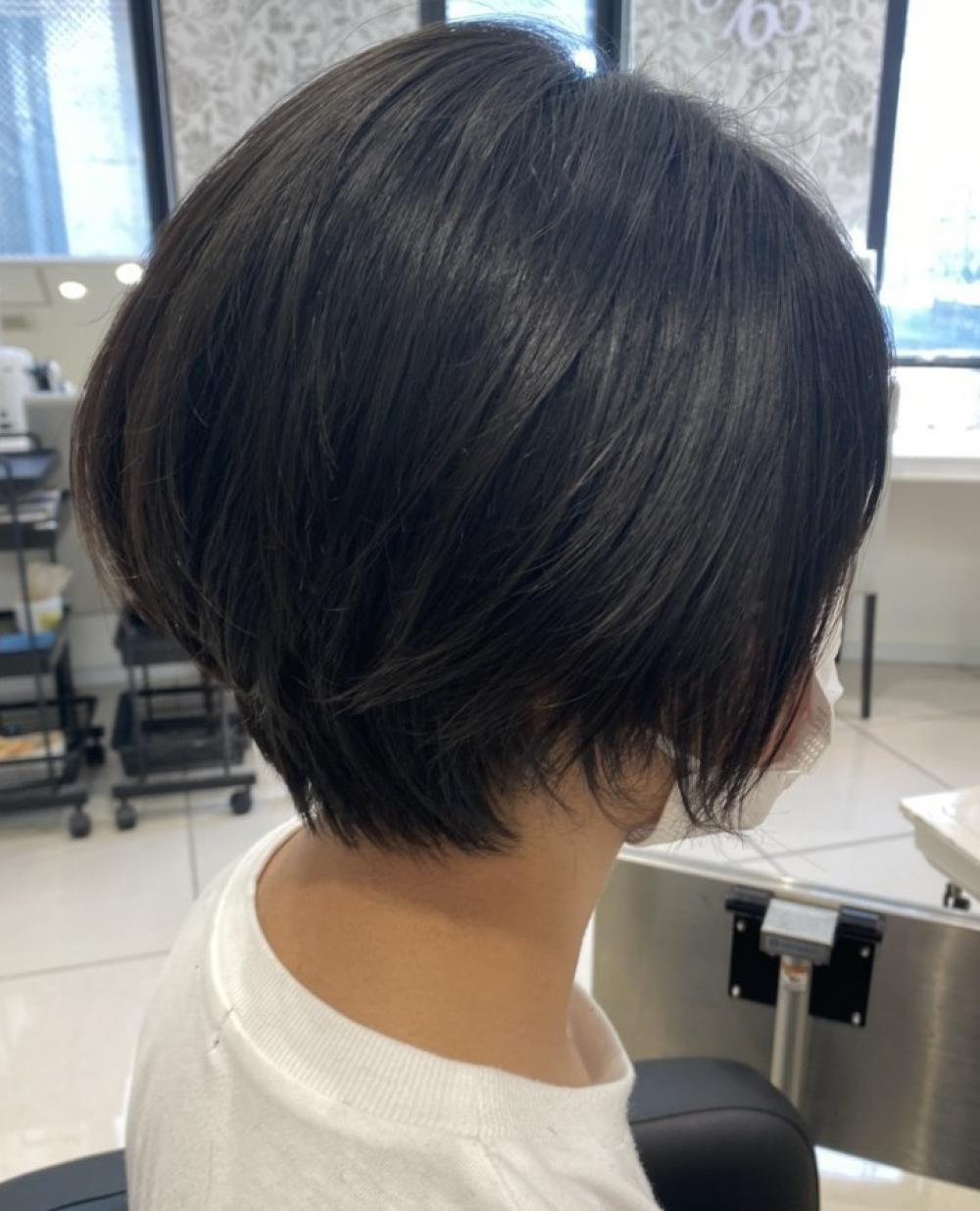 大人っぽいメリハリショートスタイル