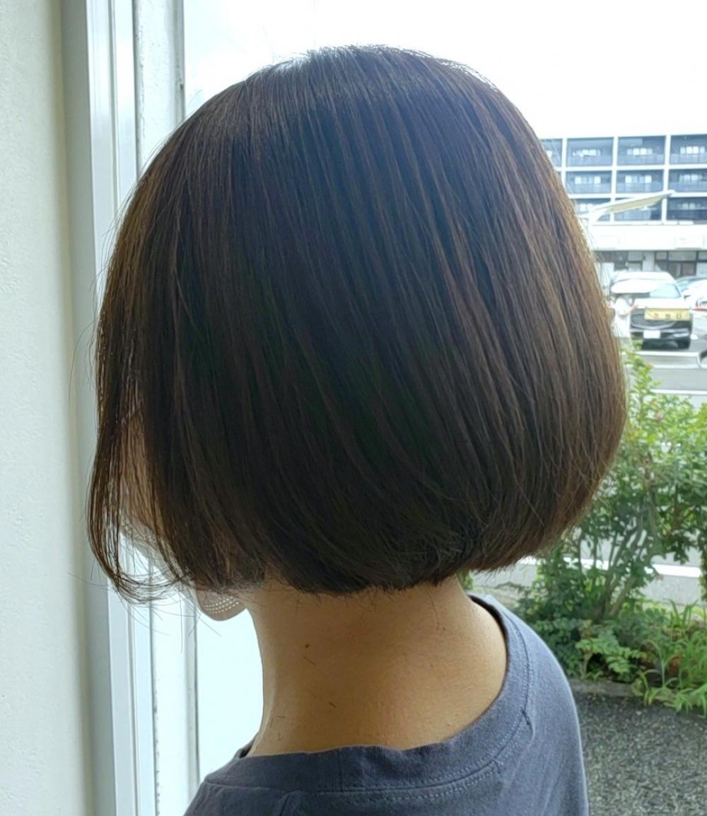 30代、40代にオススメ！『襟足スッキリ大人ボブ』Ash南万騎が原店