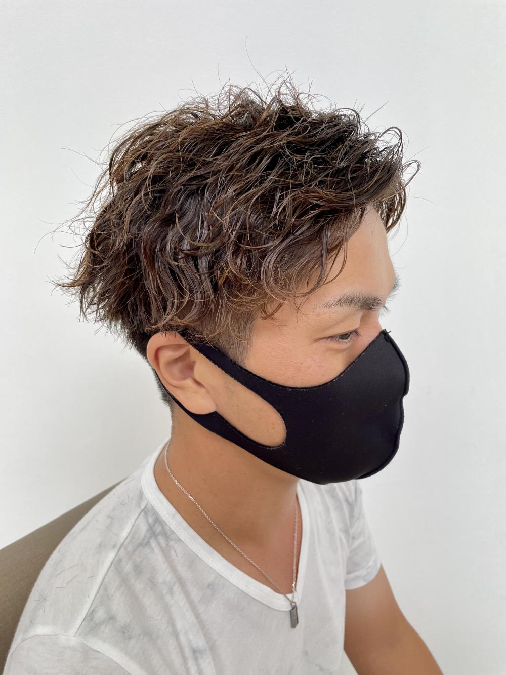 ショートかきあげ波巻きパーマ｜サブ写真②