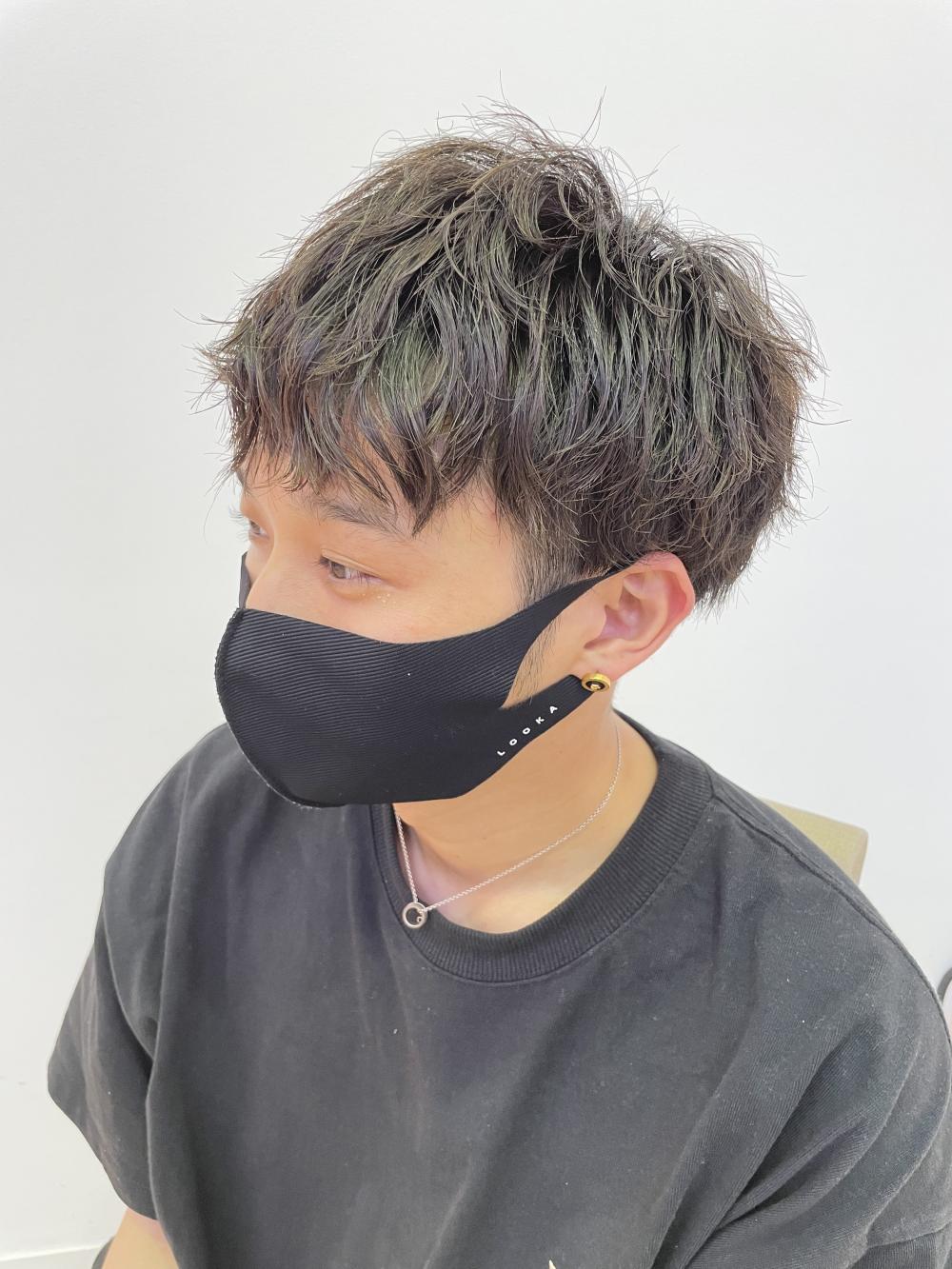 ショートソフトツイストスパイラルパーマ