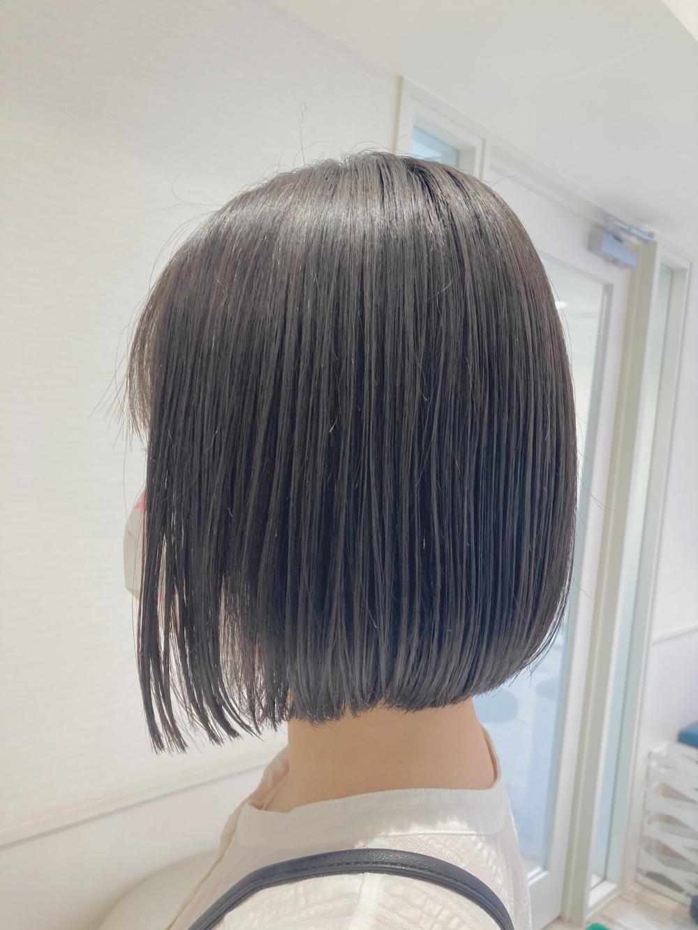 縮毛矯正×ボブ