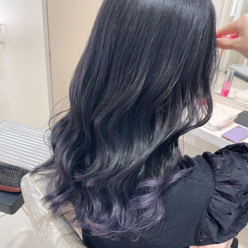 ＼ラベンダーブルー×裾カラー／｜サブ写真②