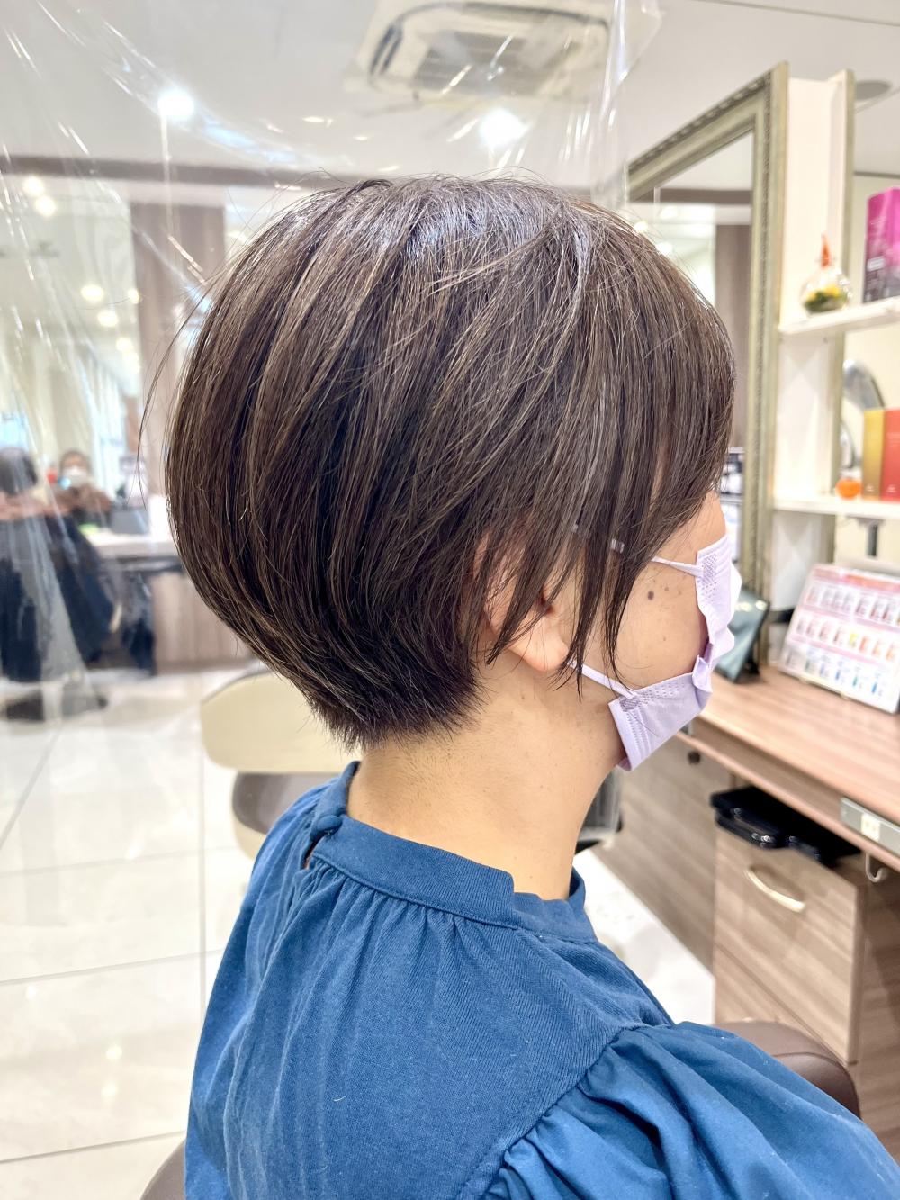 大人の刈り上げショート