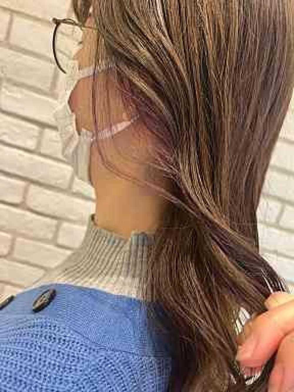 ピンクパープル　イヤリングカラー｜サブ写真④