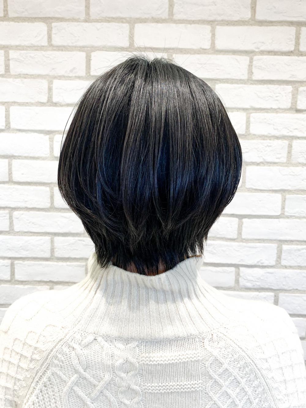 丸みショート　縮毛矯正｜サブ写真②