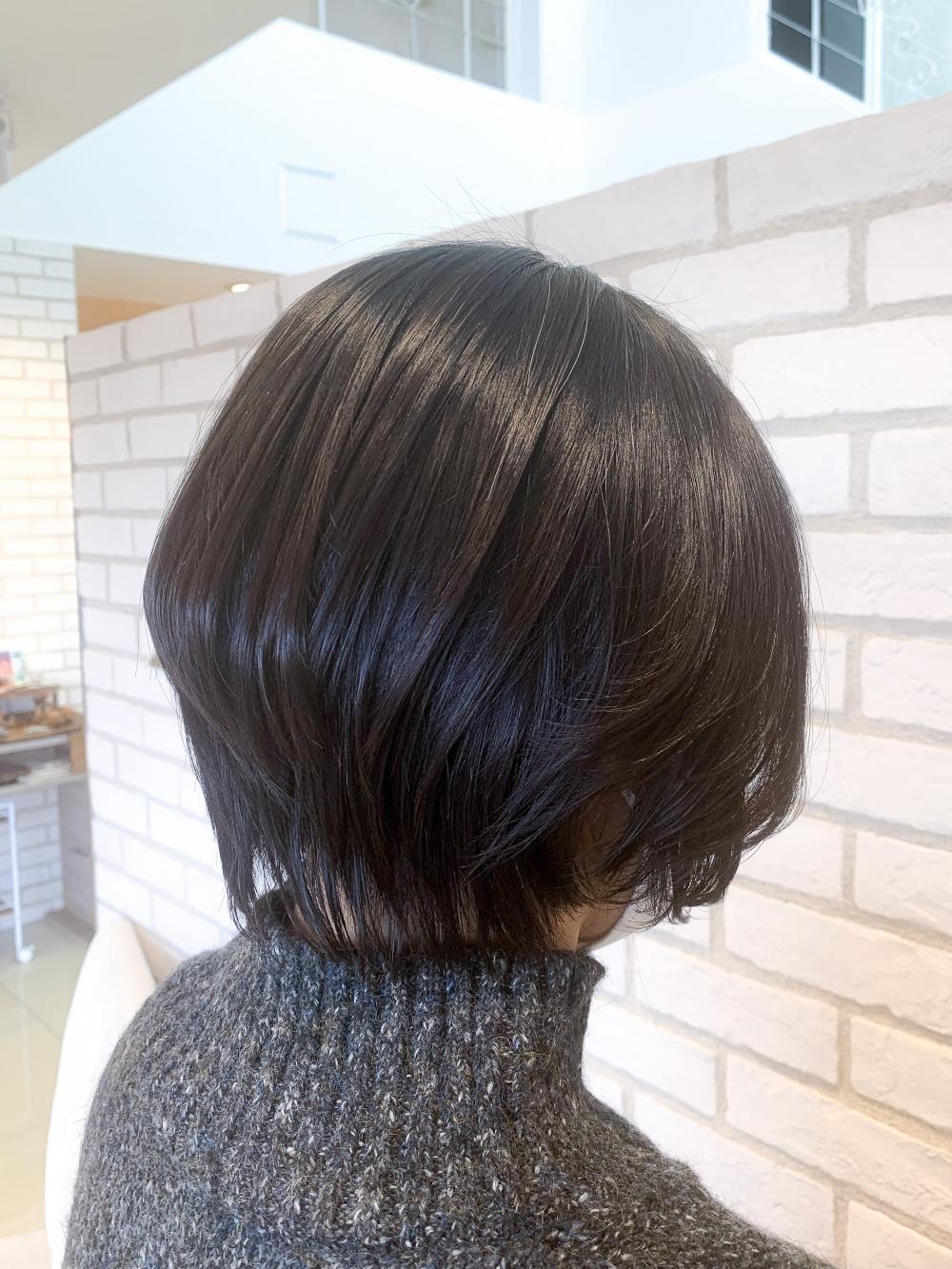 襟足長めナチュラルショート｜サブ写真②