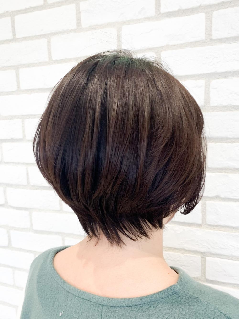 小顔ひし形ショートボブ｜サブ写真②