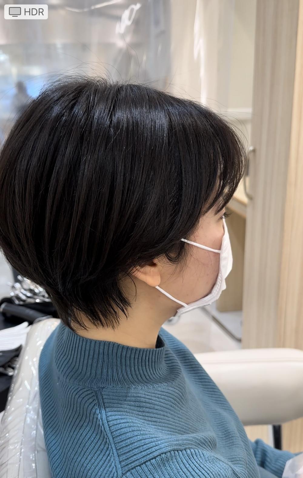 小頭ショートスタイル