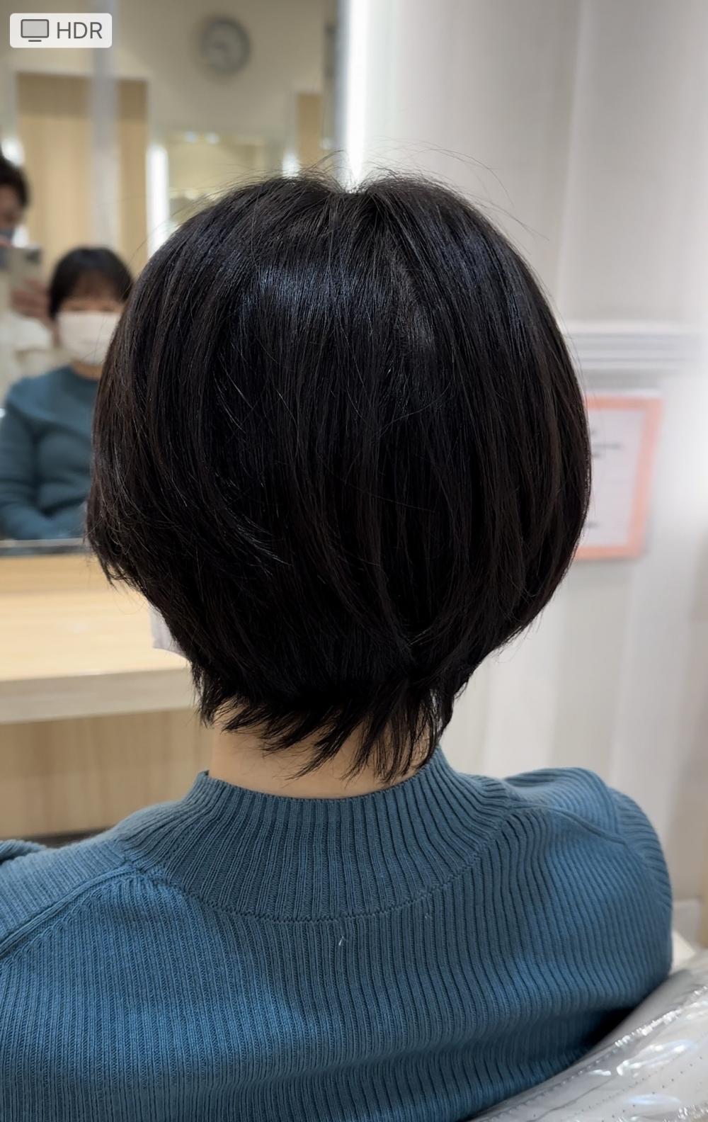 小頭ショートスタイル｜サブ写真②