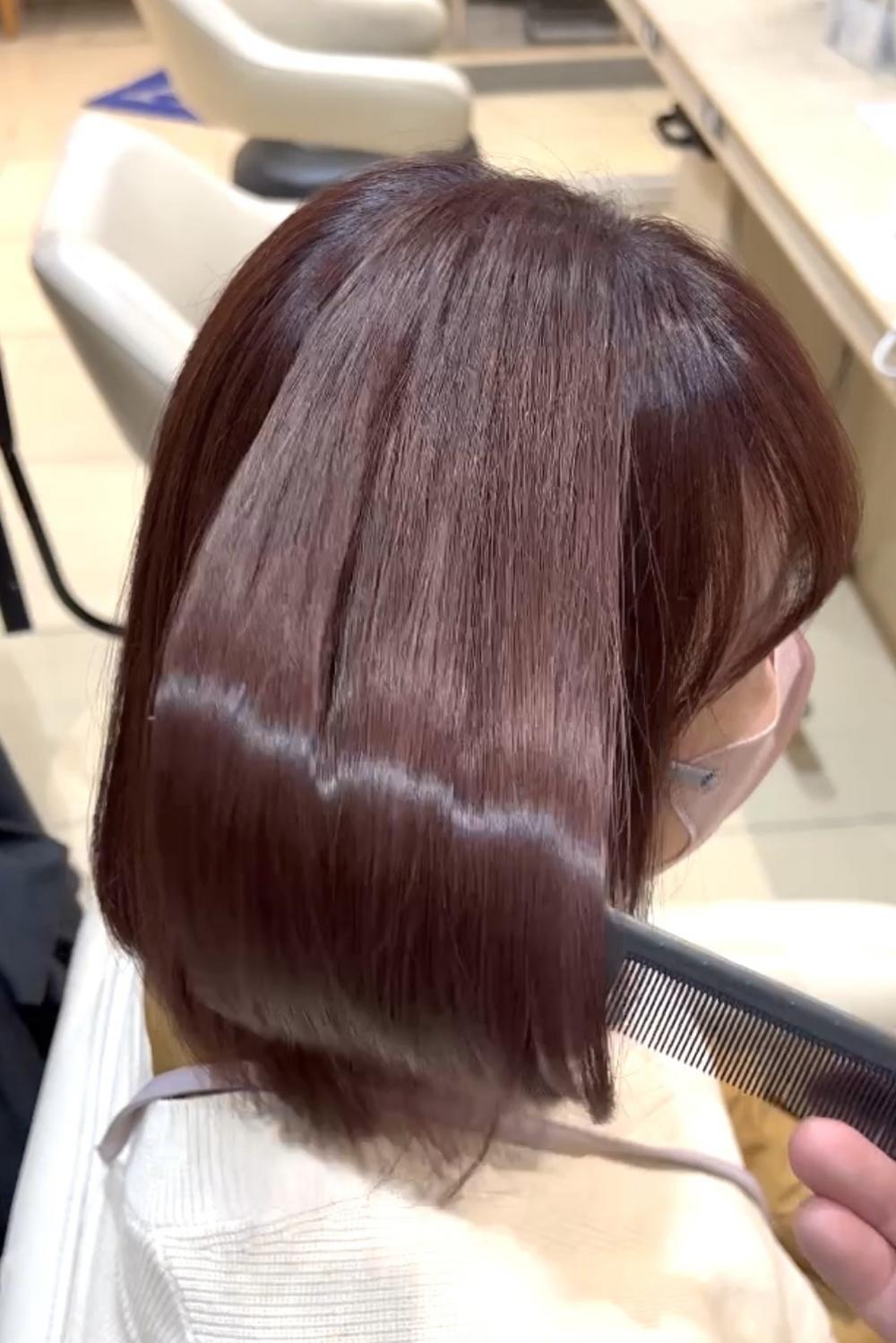 髪質改善カラー