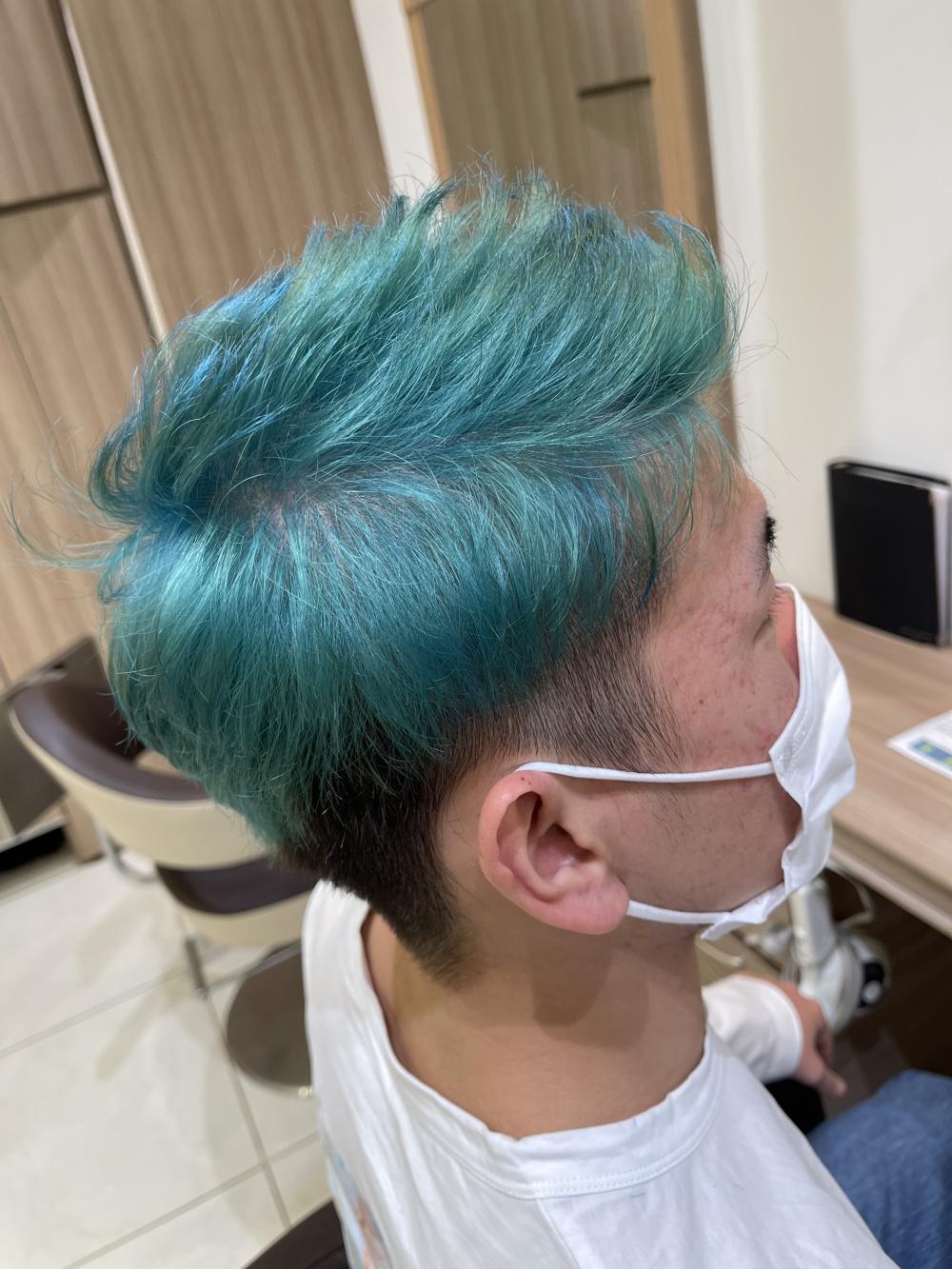 《派手色カラー×エメラルドグリーン》｜サブ写真②