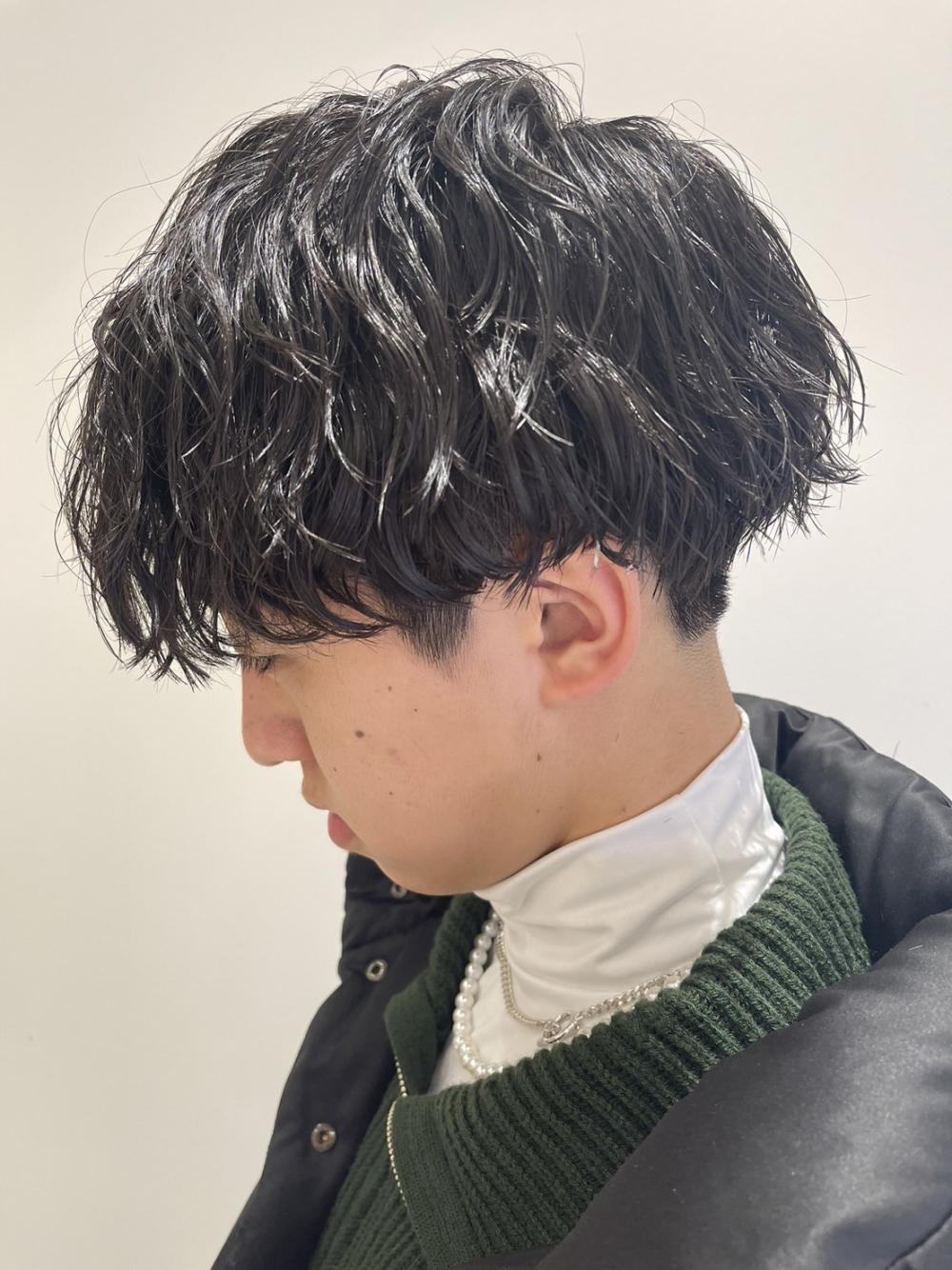 波巻きスパイラルパーマ