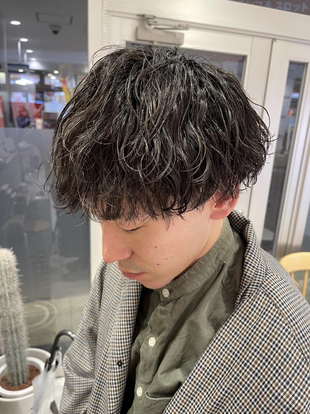 波巻きスパイラルパーマ