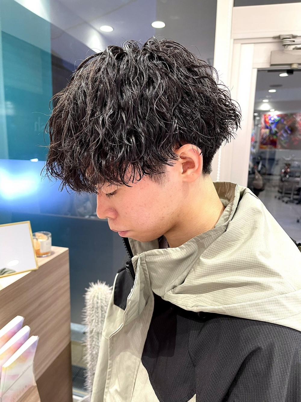 波巻きスパイラルパーマ