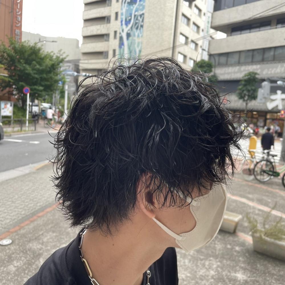 波打ちパーマ