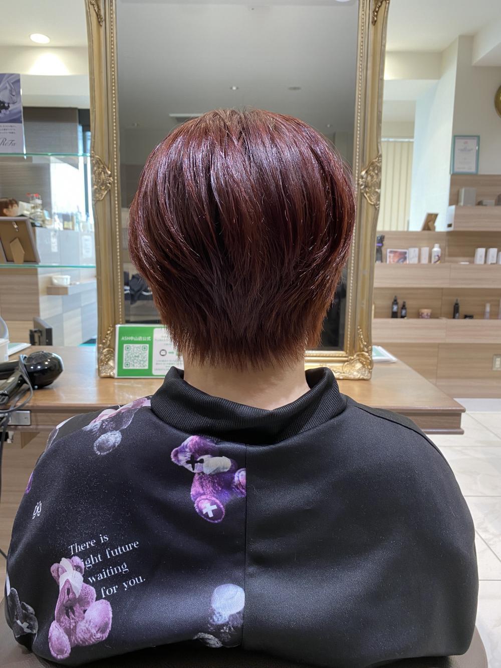 襟足スッキリショート