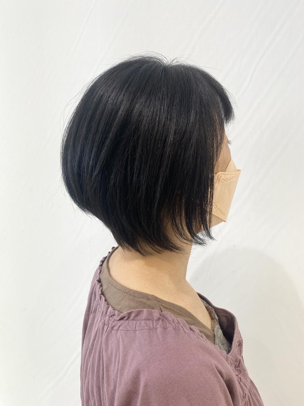 すっきりショートボブ