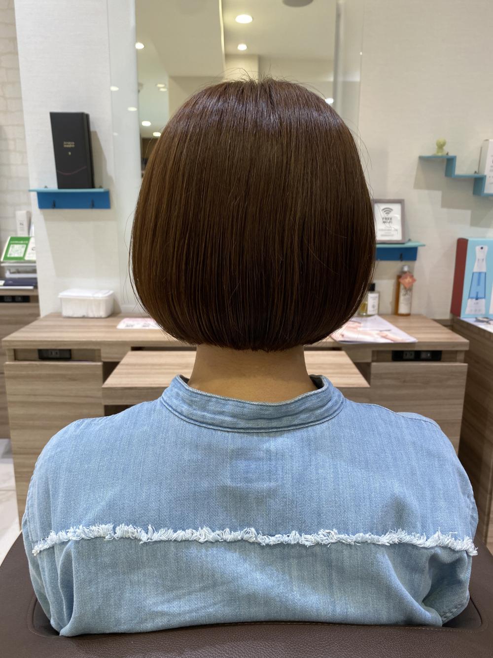 内巻きボブ