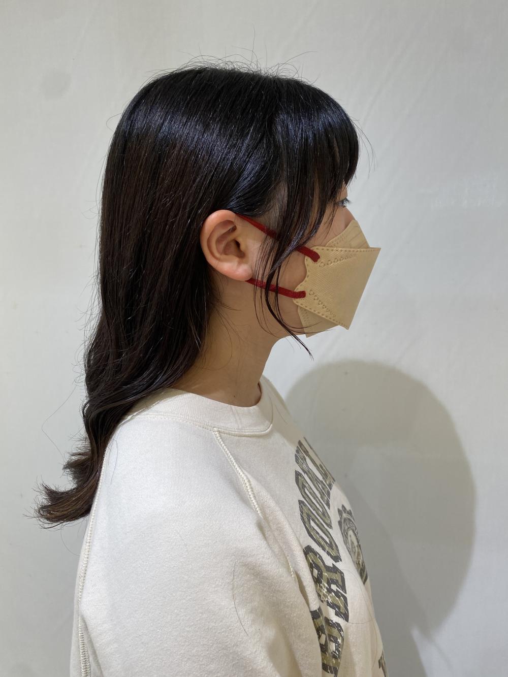 小顔サイドバング