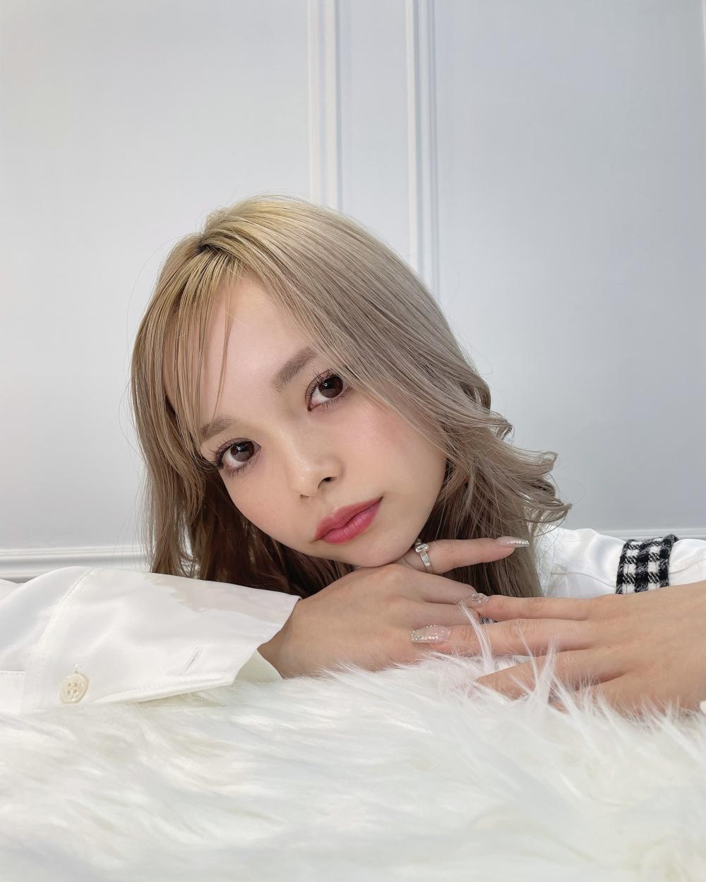 ハイトーンカラー/ケアブリーチ/ミルクティーベージュ｜サブ写真③