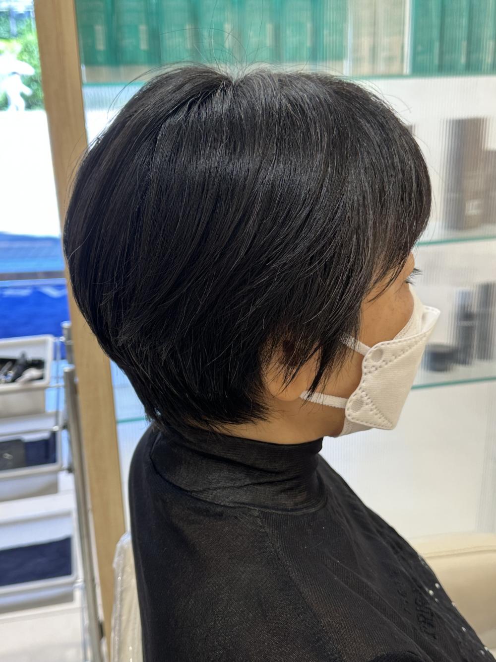30代40代50代◎大人ナチュラルレイヤーショートボブ