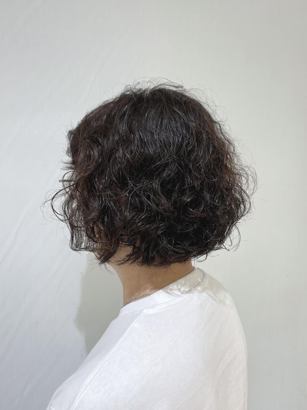 大人パーマスタイル