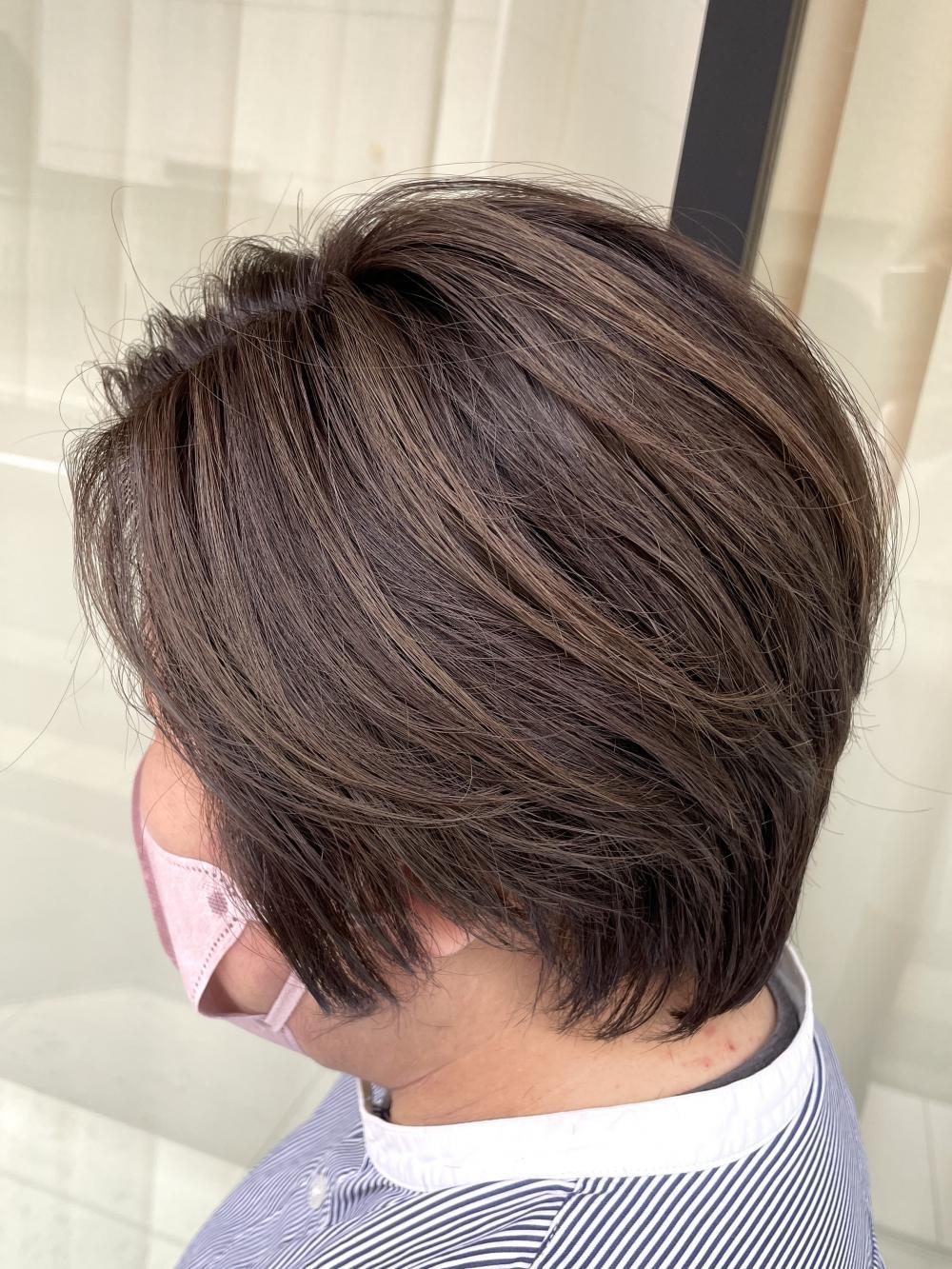 【家郷限定】白髪ぼかしテクニックカラー
