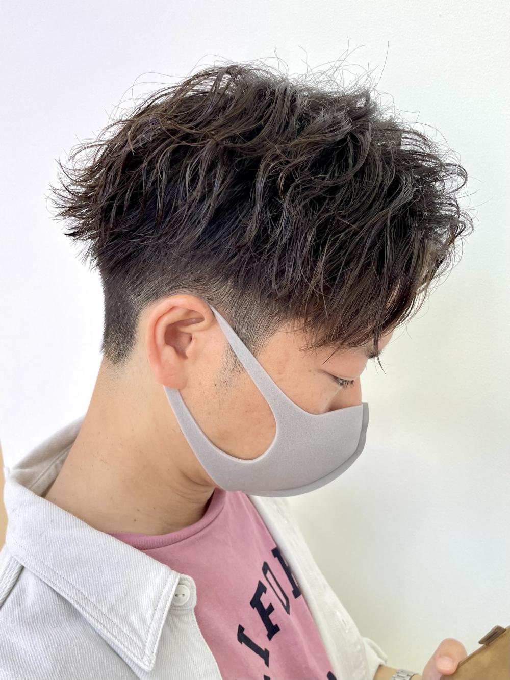 波巻きツイストスパイラルパーマ