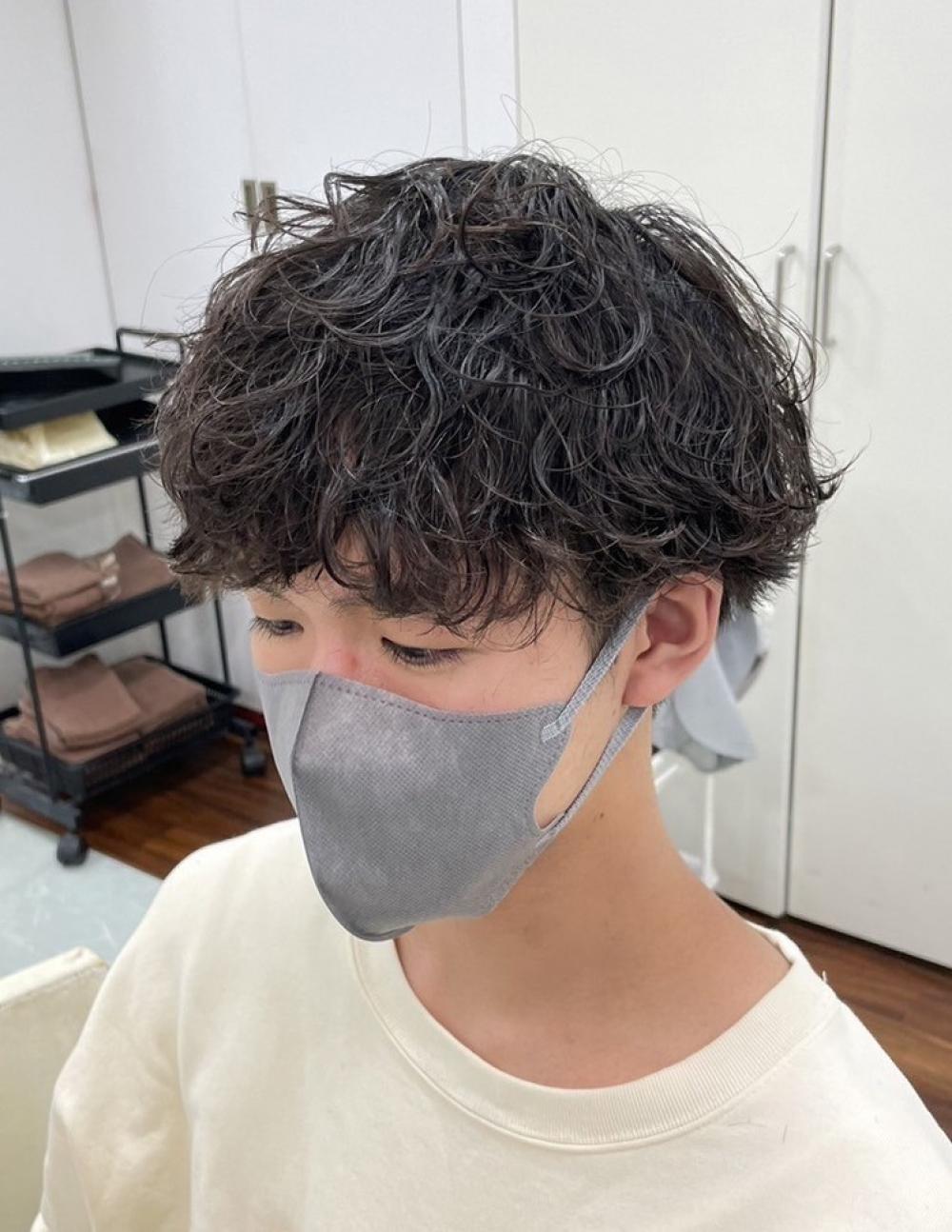 【流行中】波巻きパーマ