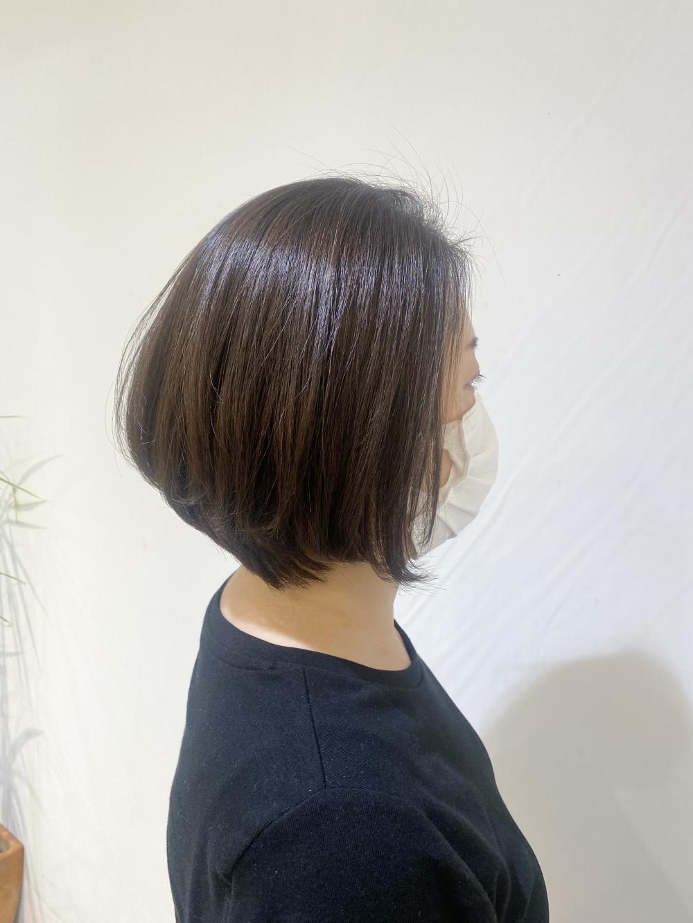 大人ショートボブ