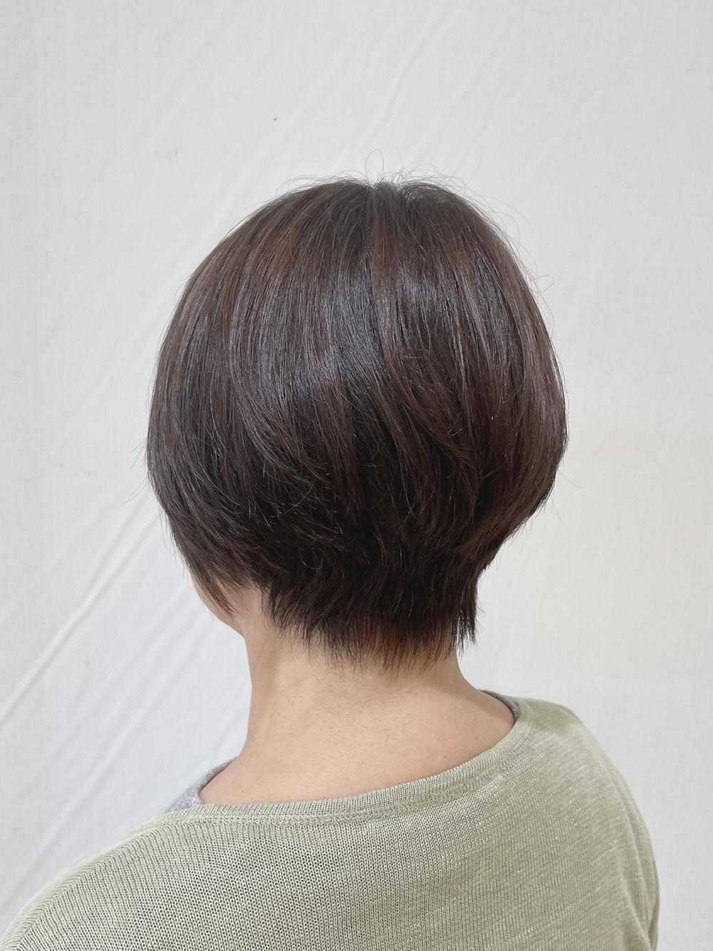 大人の丸みショート