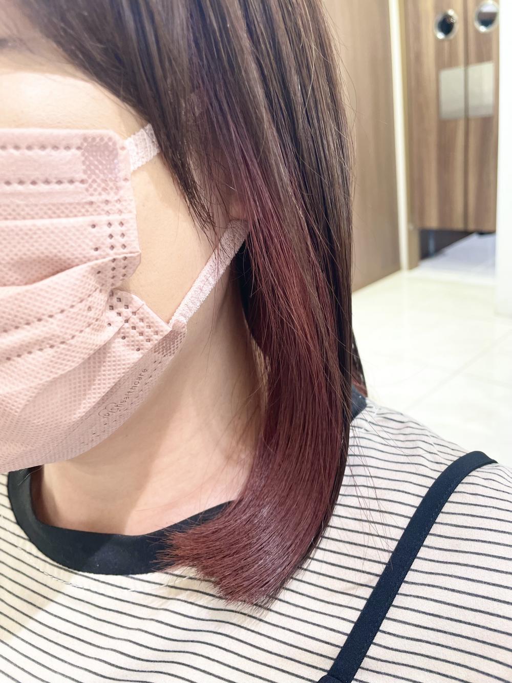インナーカラー【ブラウン×ピンクベージュ】｜サブ写真②