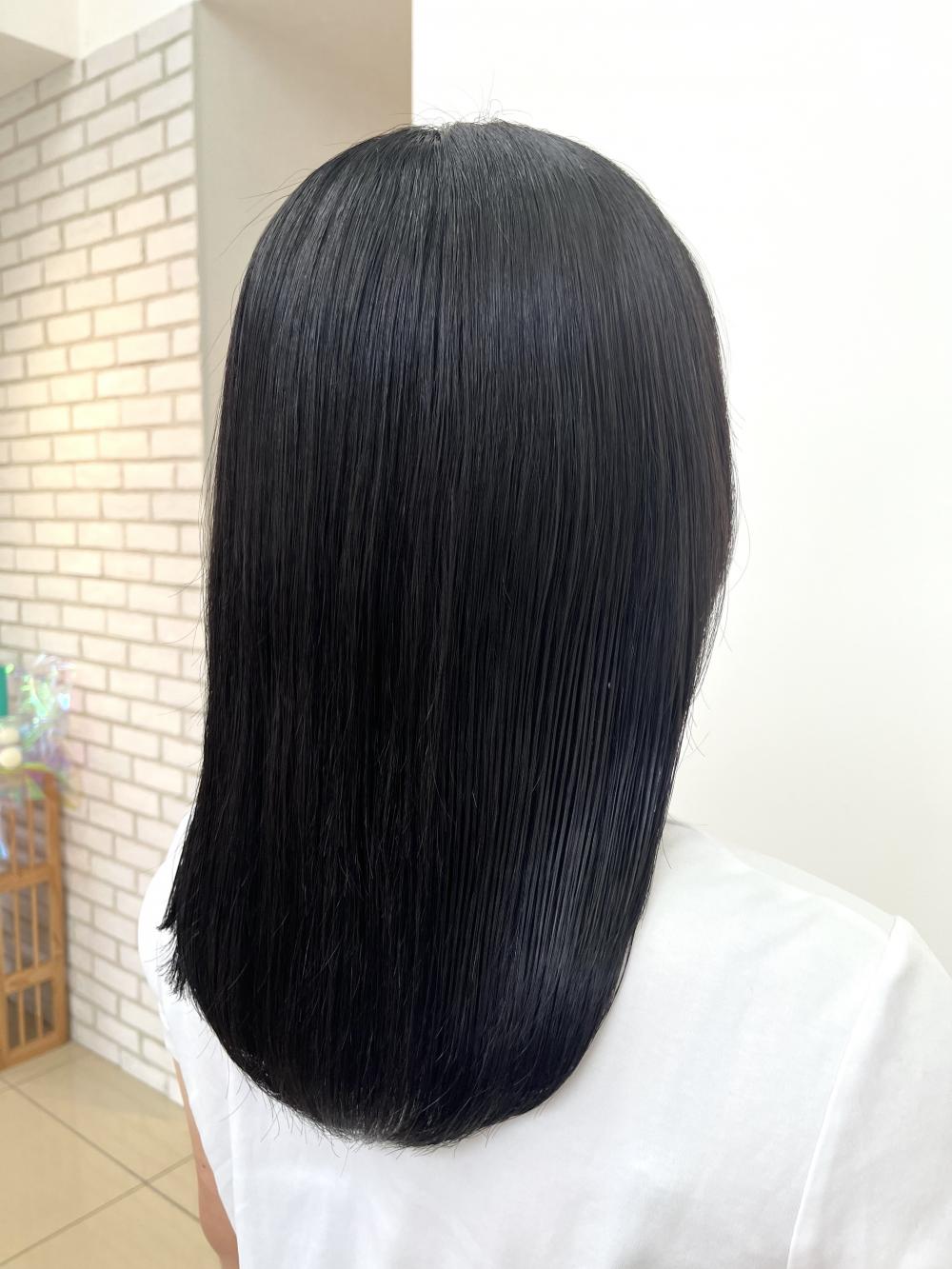 黒染めじゃない！ブルーブラック｜サブ写真③