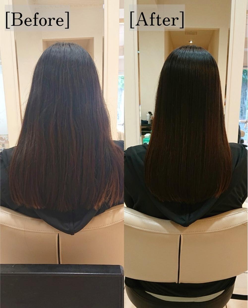 縮毛矯正 BEFORE&AFTER
