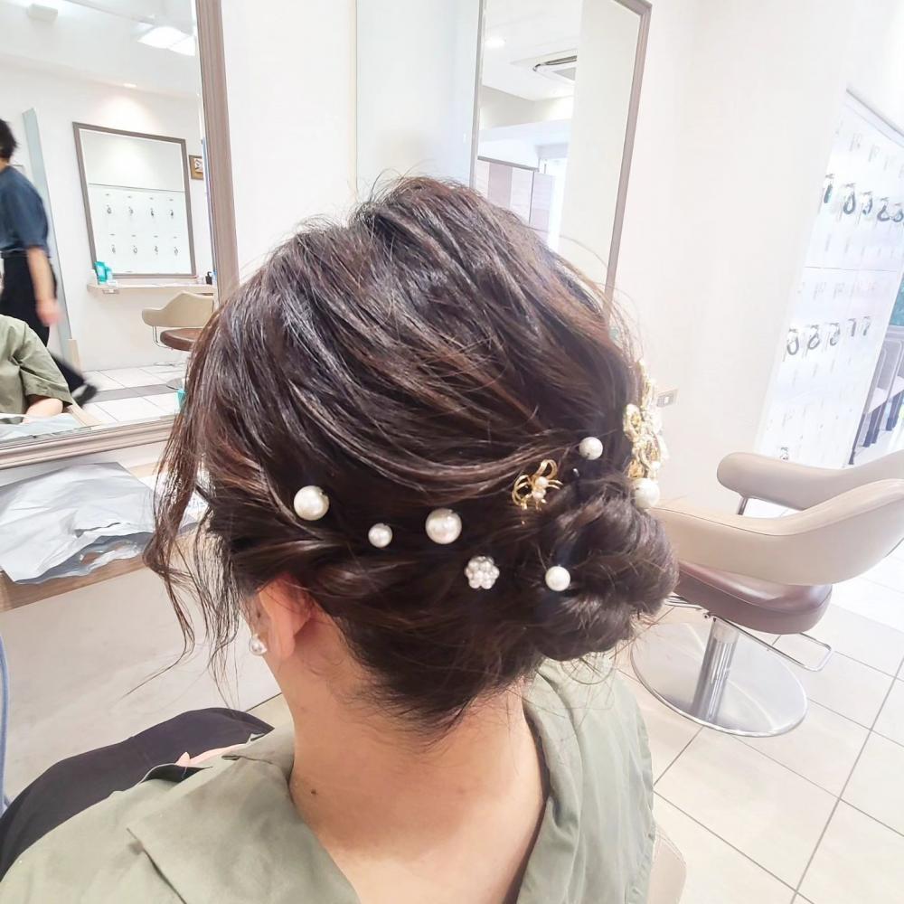 ヘアアレンジ＿ローアップスタイル