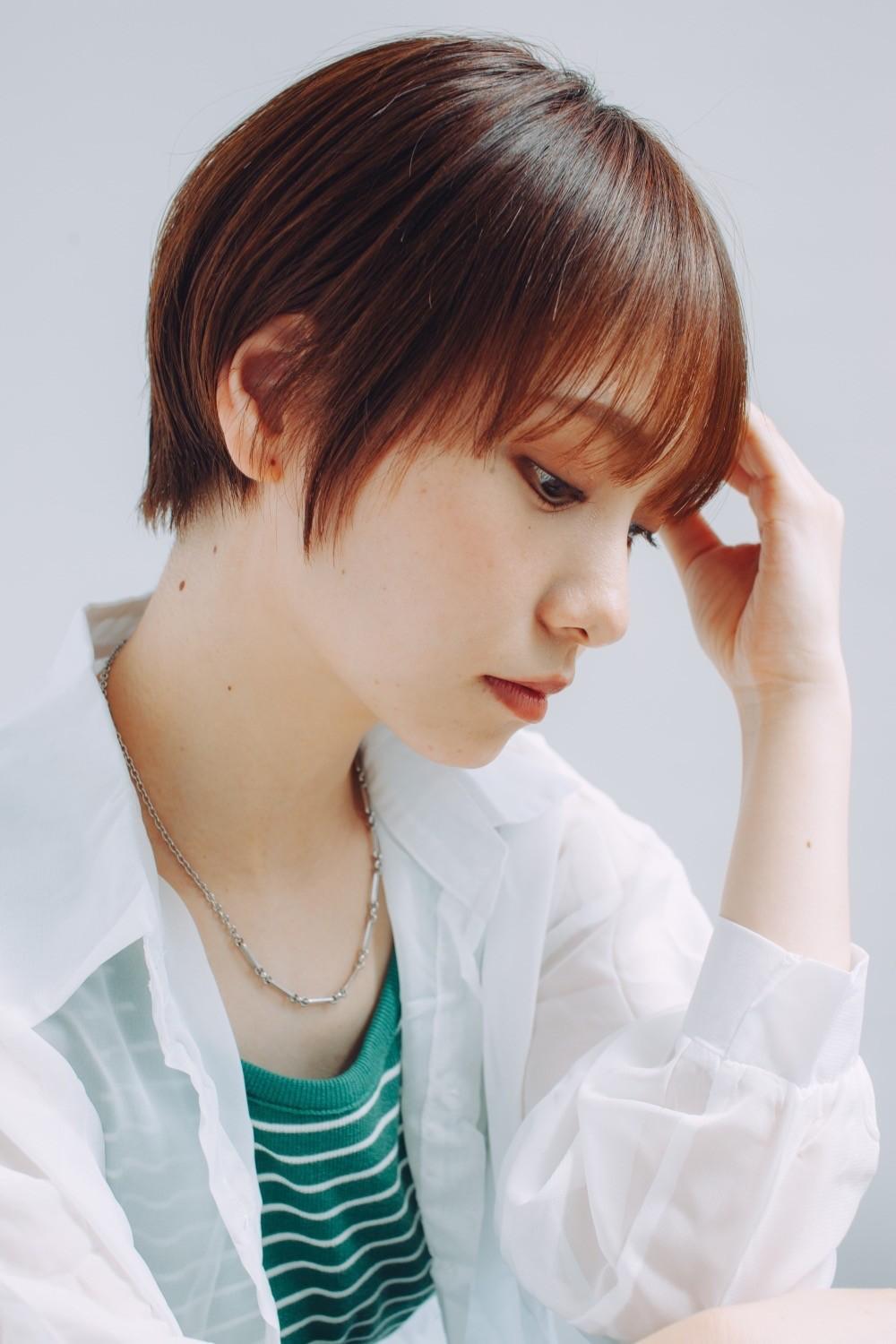 丸みが可愛いマッシュショート☆