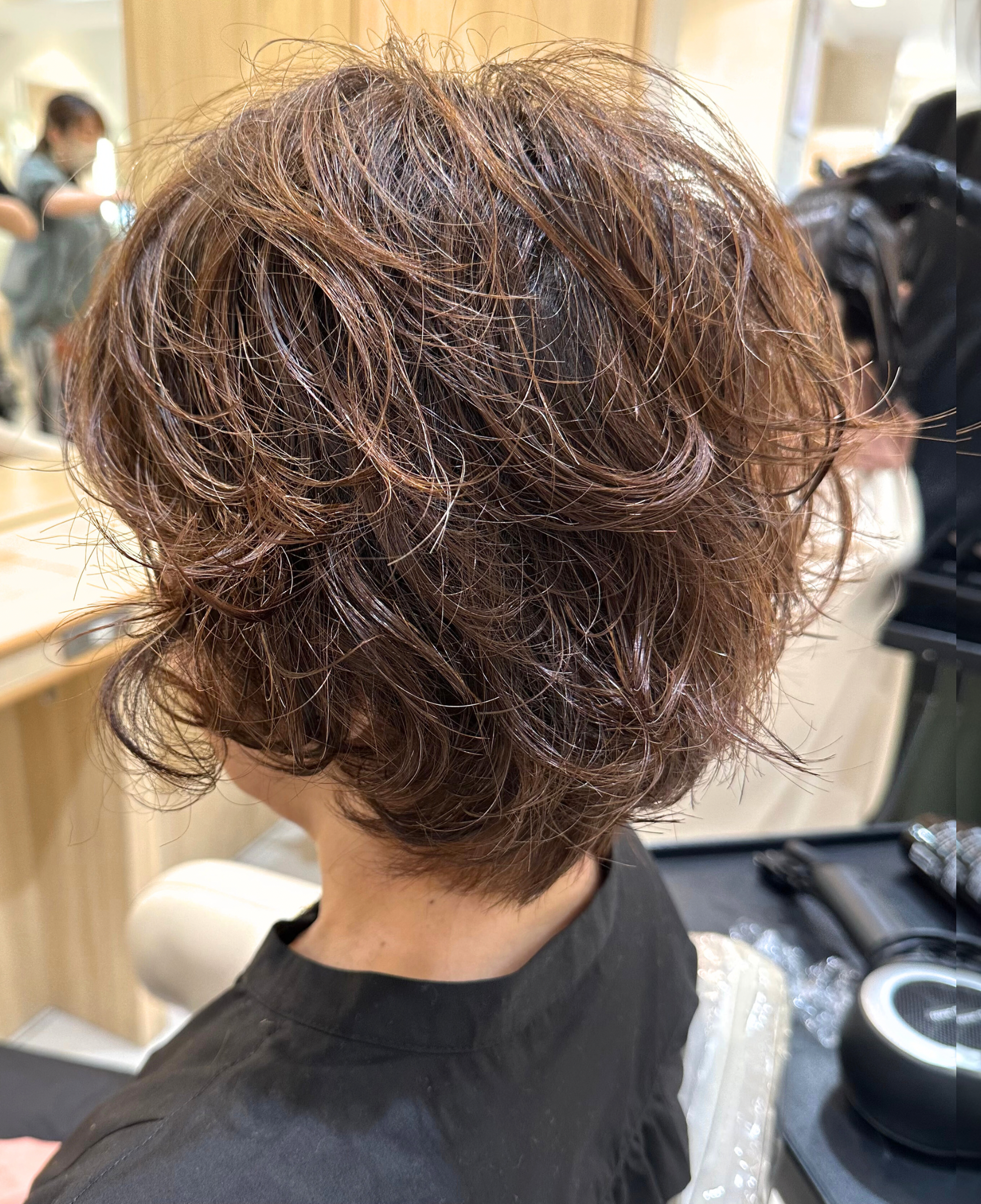 ショートボブパーマスタイル