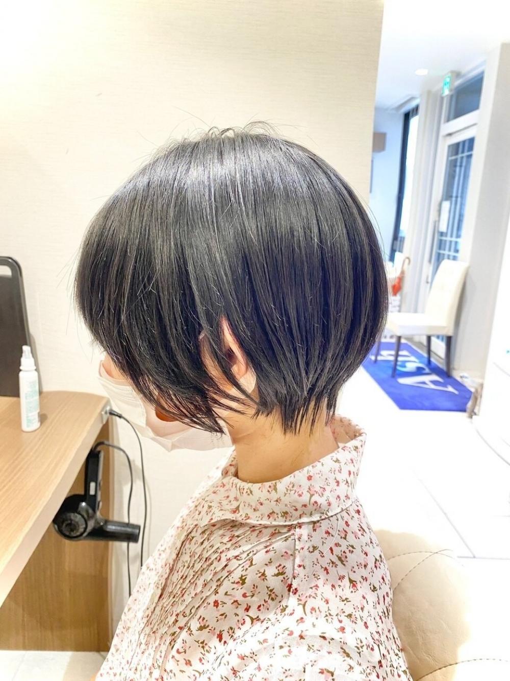 黒髪は重い？軽く見せれるショートボブ【Ash大泉学園 横山直輝】