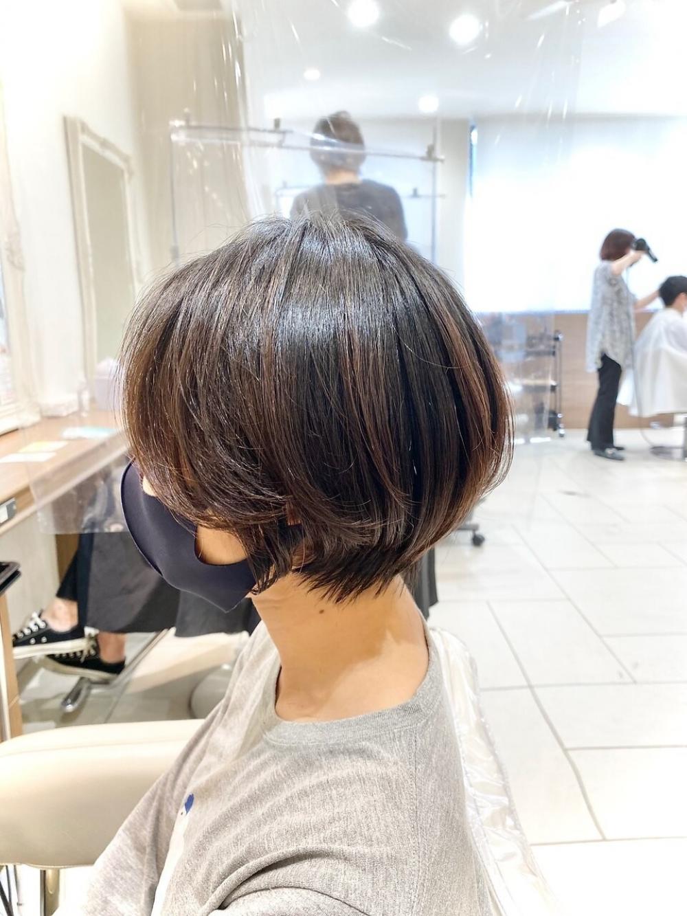 乾かすだけで良いショートボブ【Ash大泉学園 横山直輝】