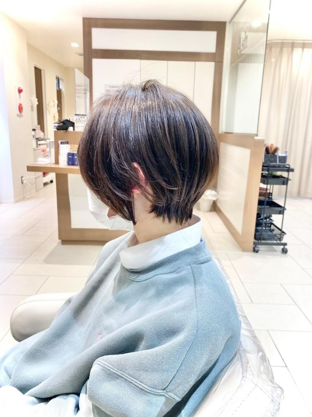 ”横顔美人”美フォルムショートボブ【Ash大泉学園 横山直輝】
