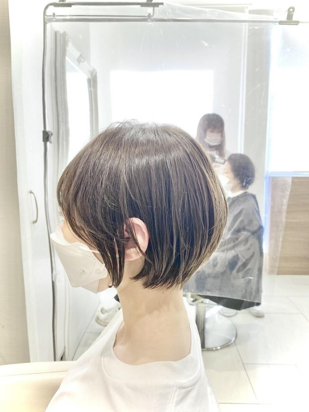 初めてで挑戦しやすいボブショート【Ash大泉学園　横山直輝】
