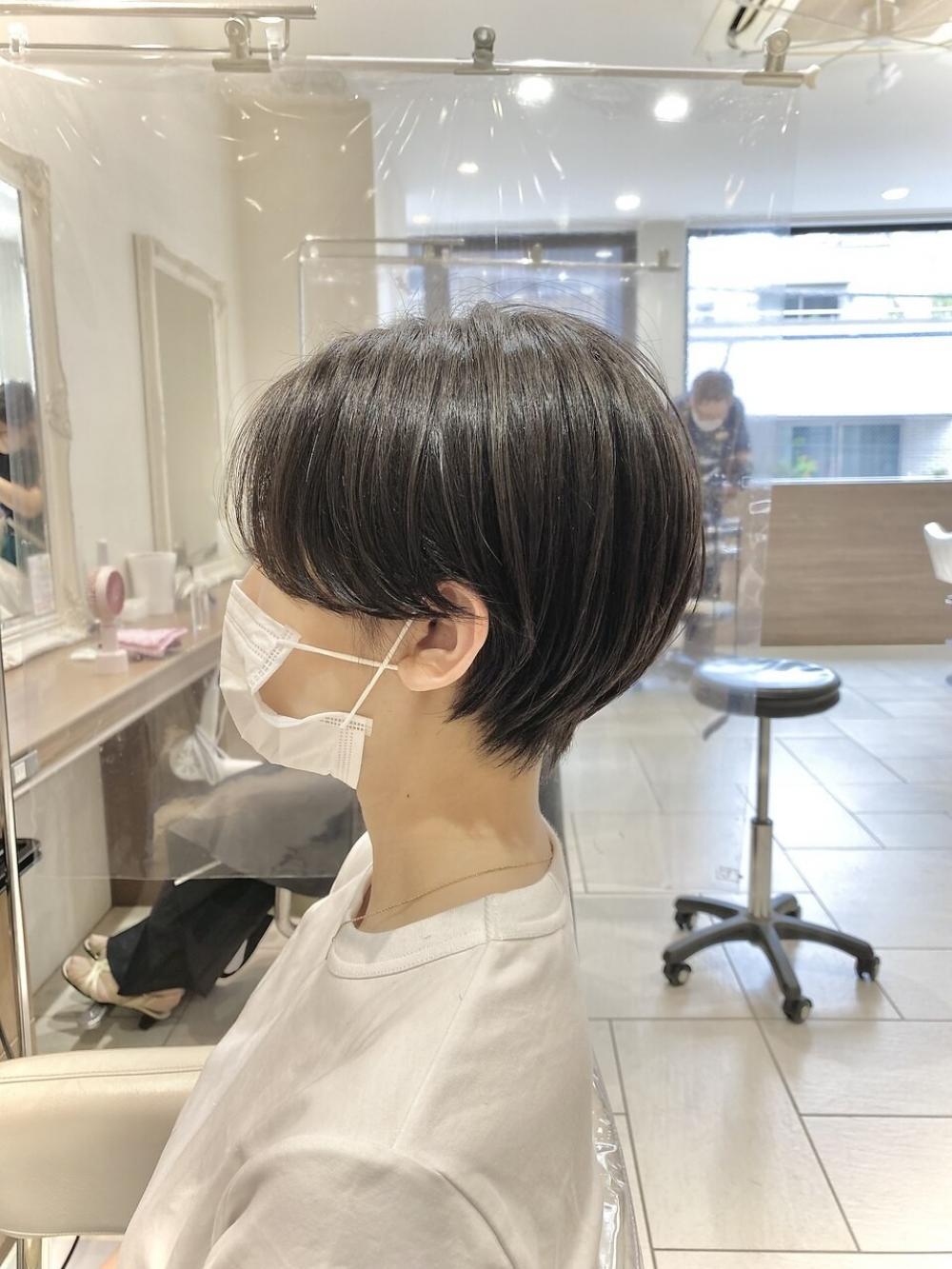 耳掛けで可愛いハンサムショート【Ash大泉学園　横山直輝】