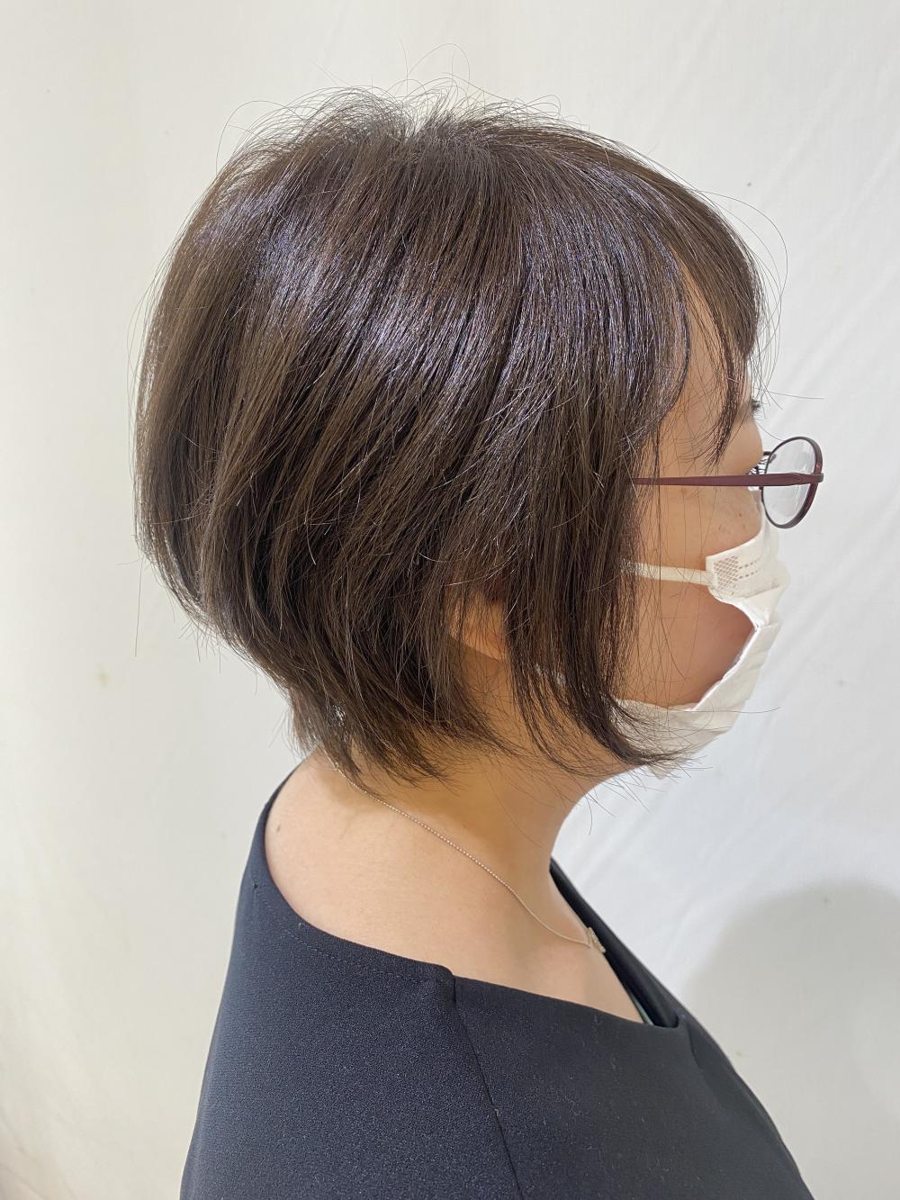 クセを生かしたふんわりショート