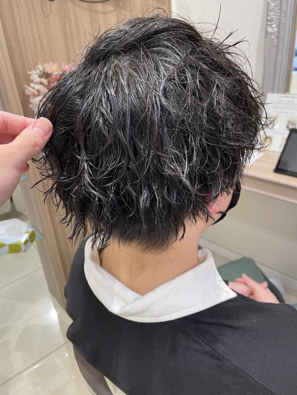 【ゆるっと】波巻きパーマ
