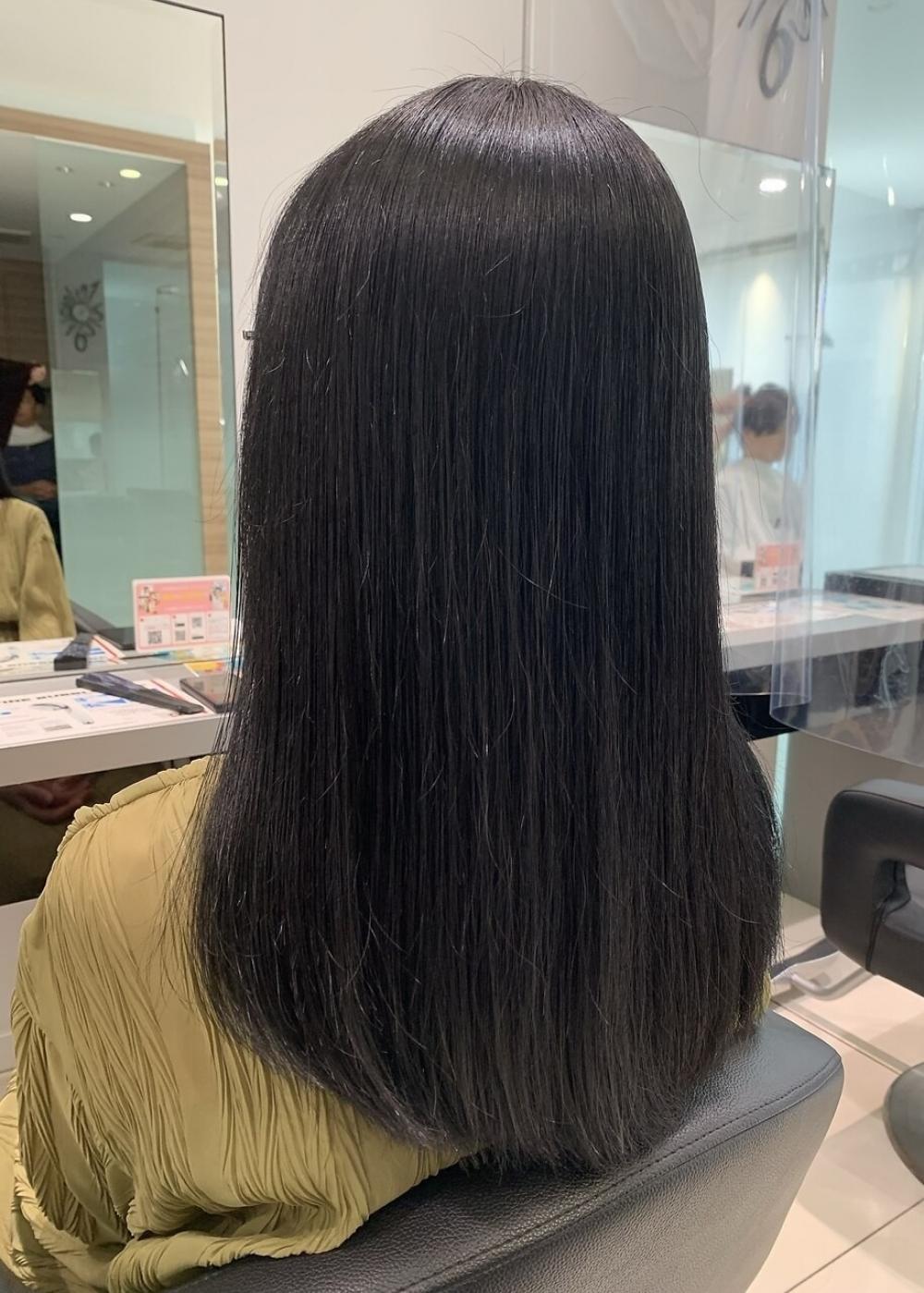 酸熱トリートメント×ダークグレー