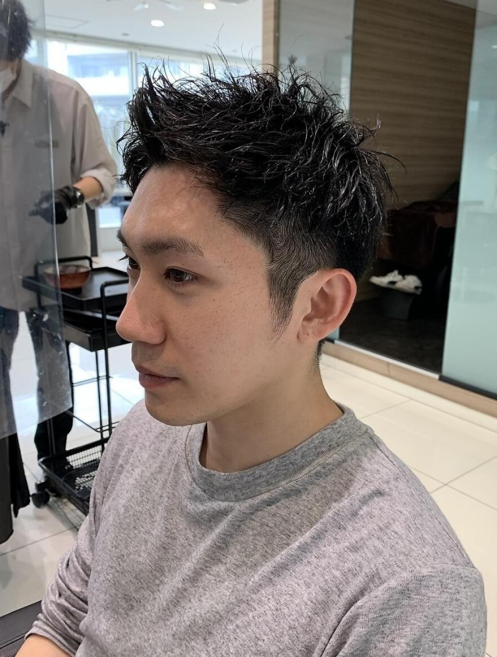 スパイキーショート×ソフトツイスト