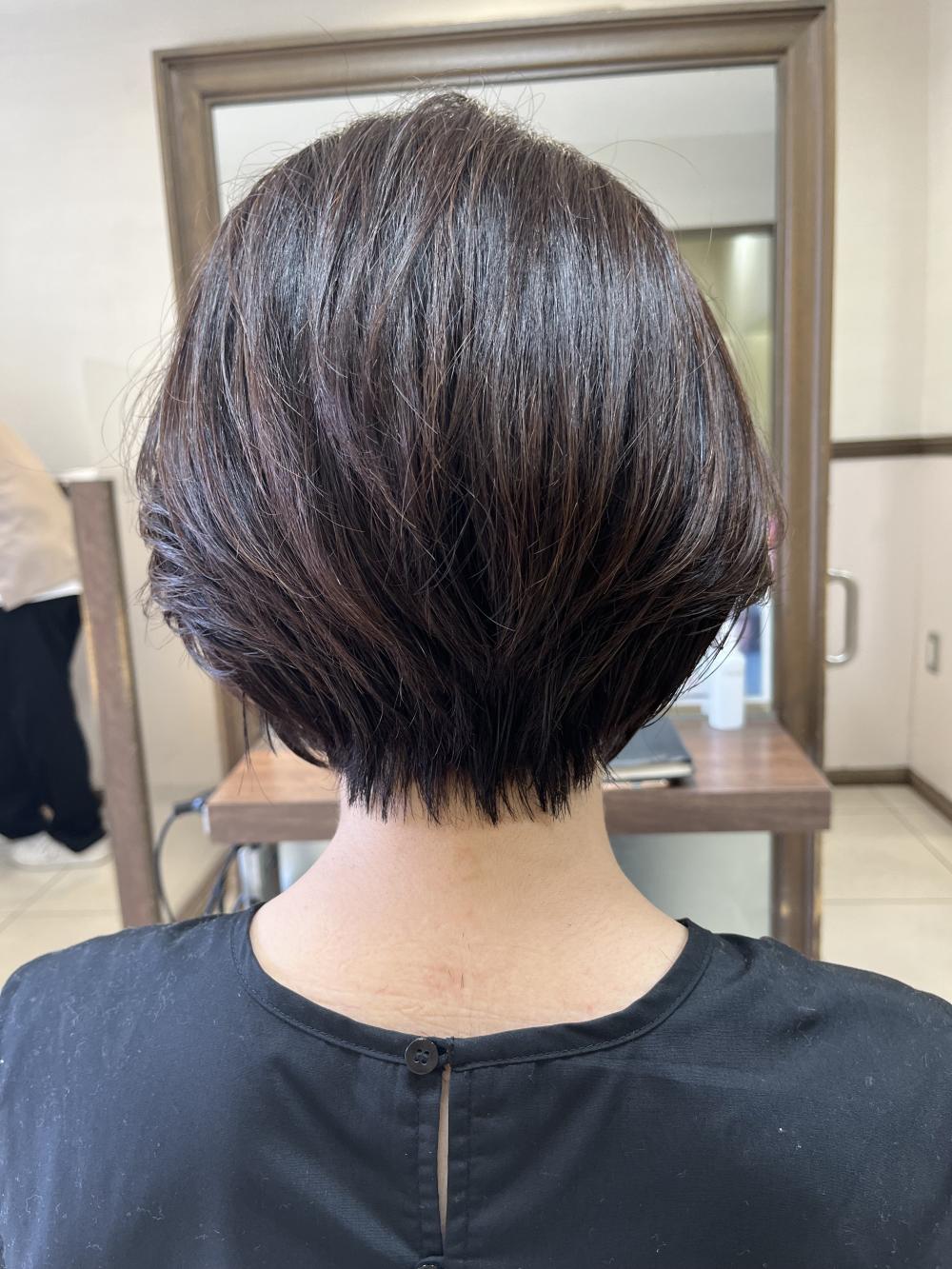 長さ変えずにスッキリ