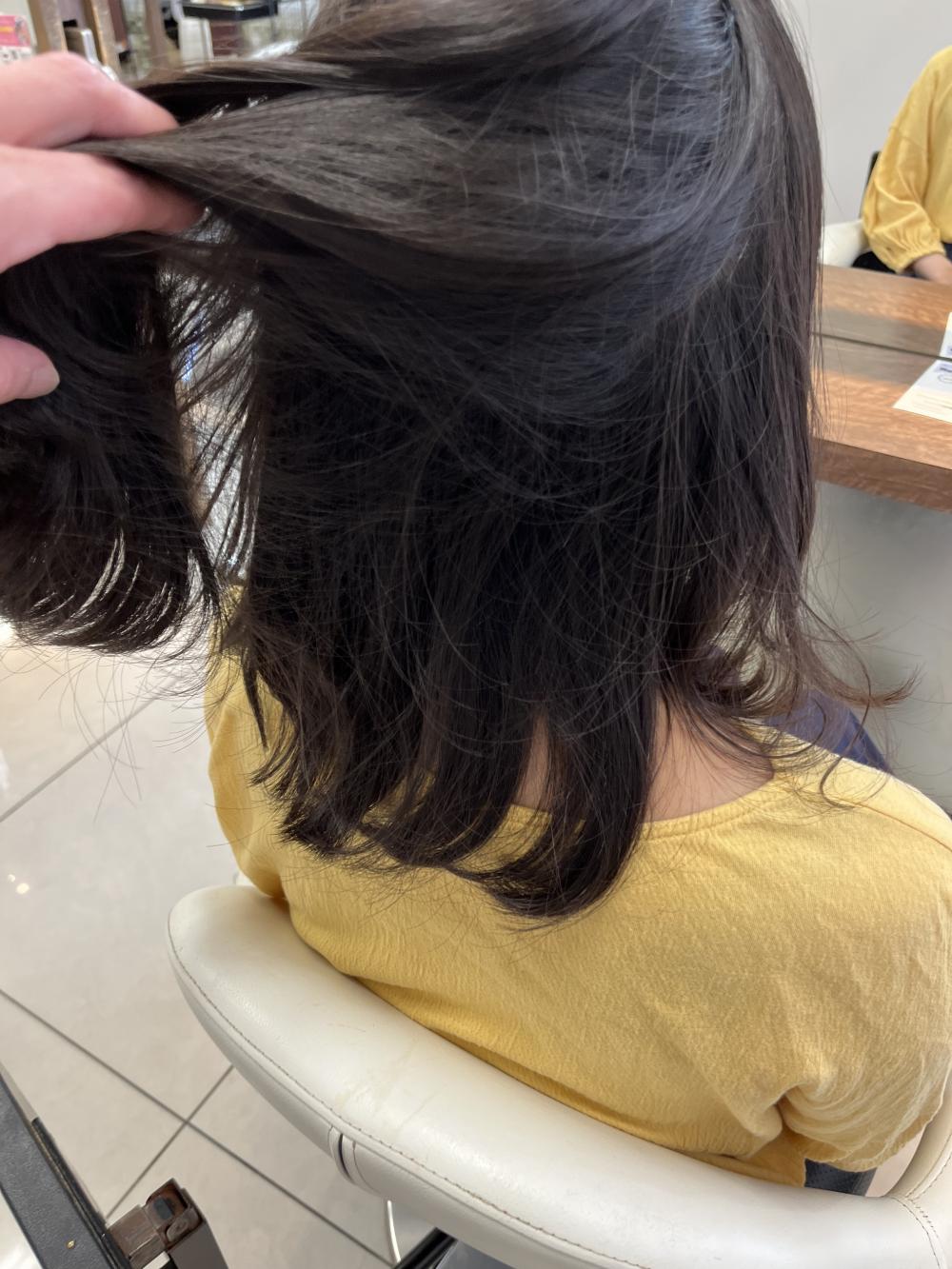 インナーカラーで青色に｜サブ写真②