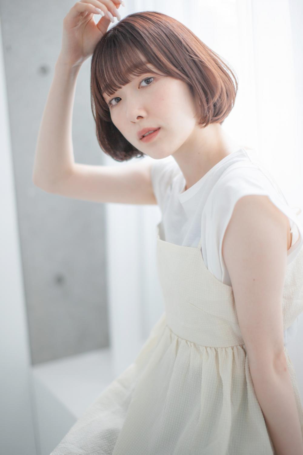 フェミニンふわっとワンカールボブ